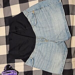 Maternity Jean Shorts